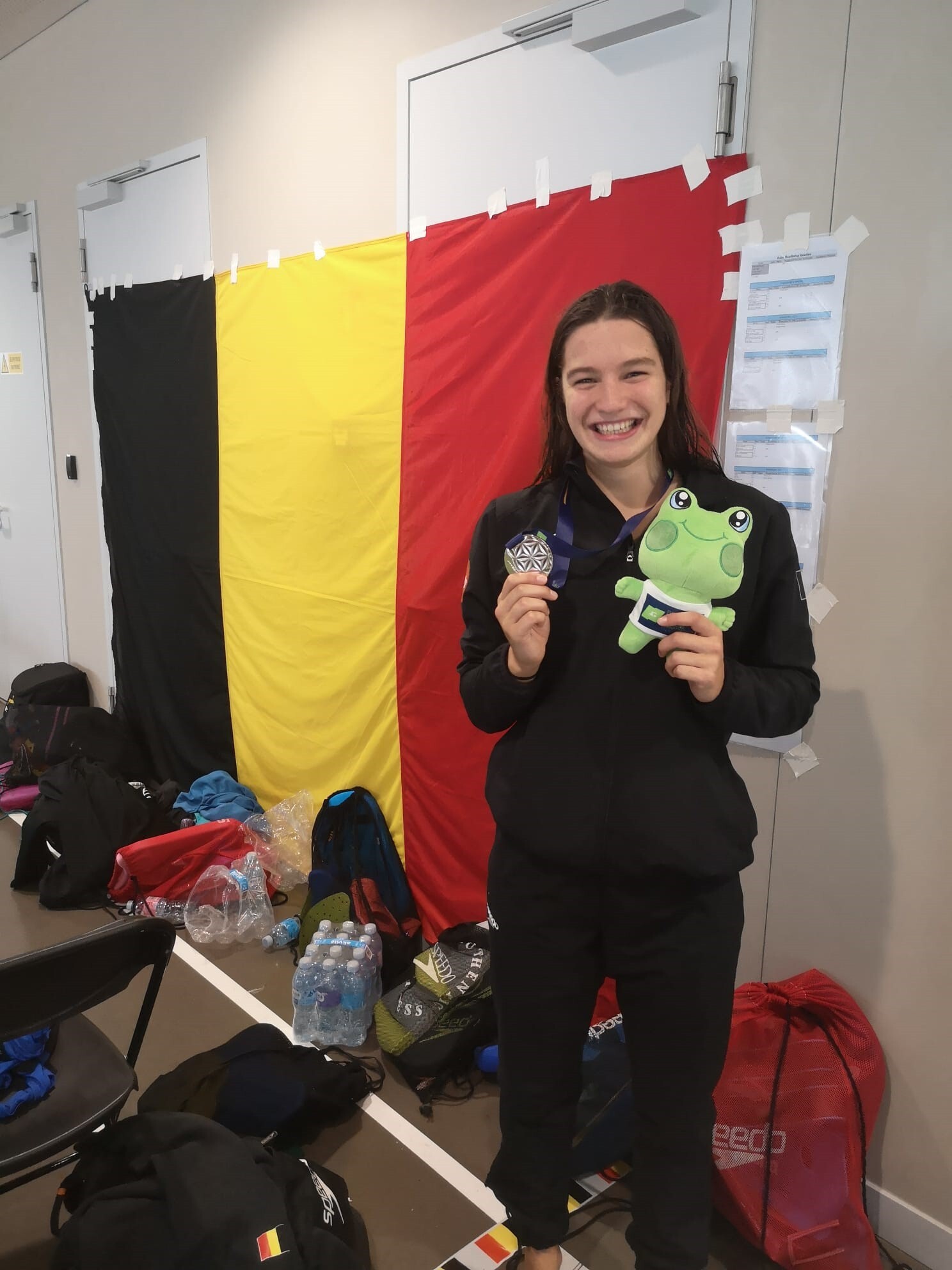 Belgian record & Vice European Junior champion for Sarah Dumont